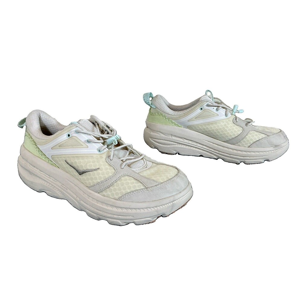 Hoka One U Bondi B3LS Running Shoes MENS SIZE 13 Oat Milk 1155351-OKT Sneakers